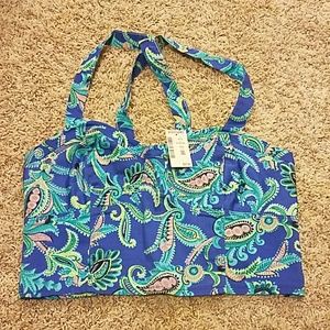 Paisley Print Crop Top